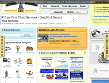 Tablet Screenshot of lubelskie-ogloszenia.pl